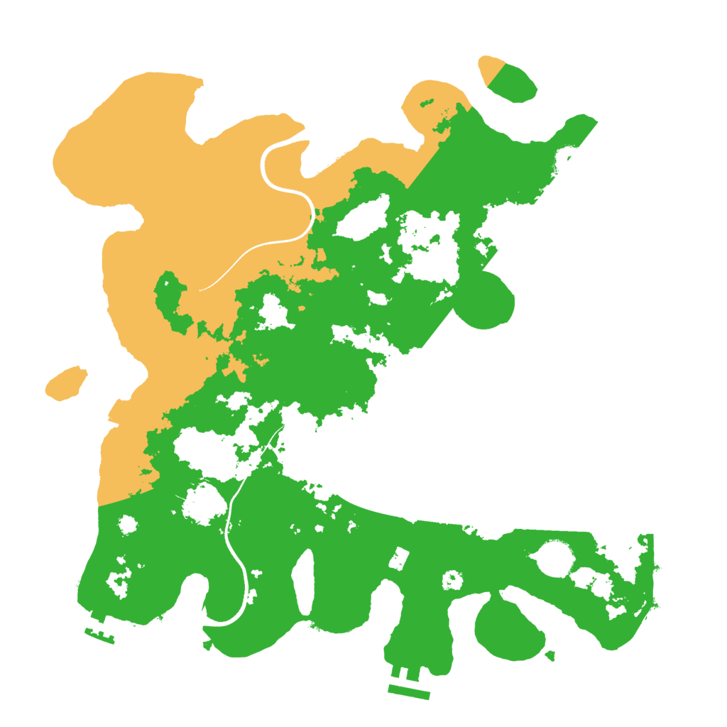 Biome Rust Map: Procedural Map, Size: 3500, Seed: 265265611