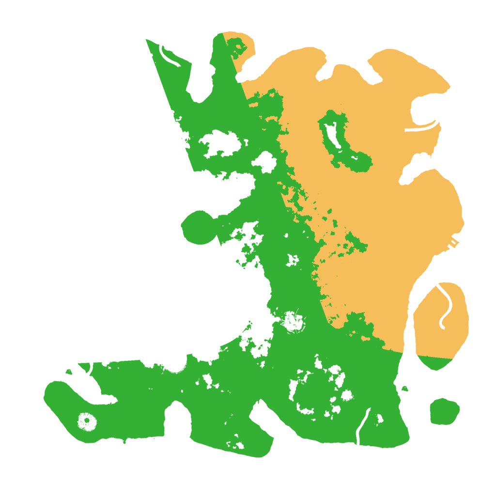 Biome Rust Map: Procedural Map, Size: 4000, Seed: 278542
