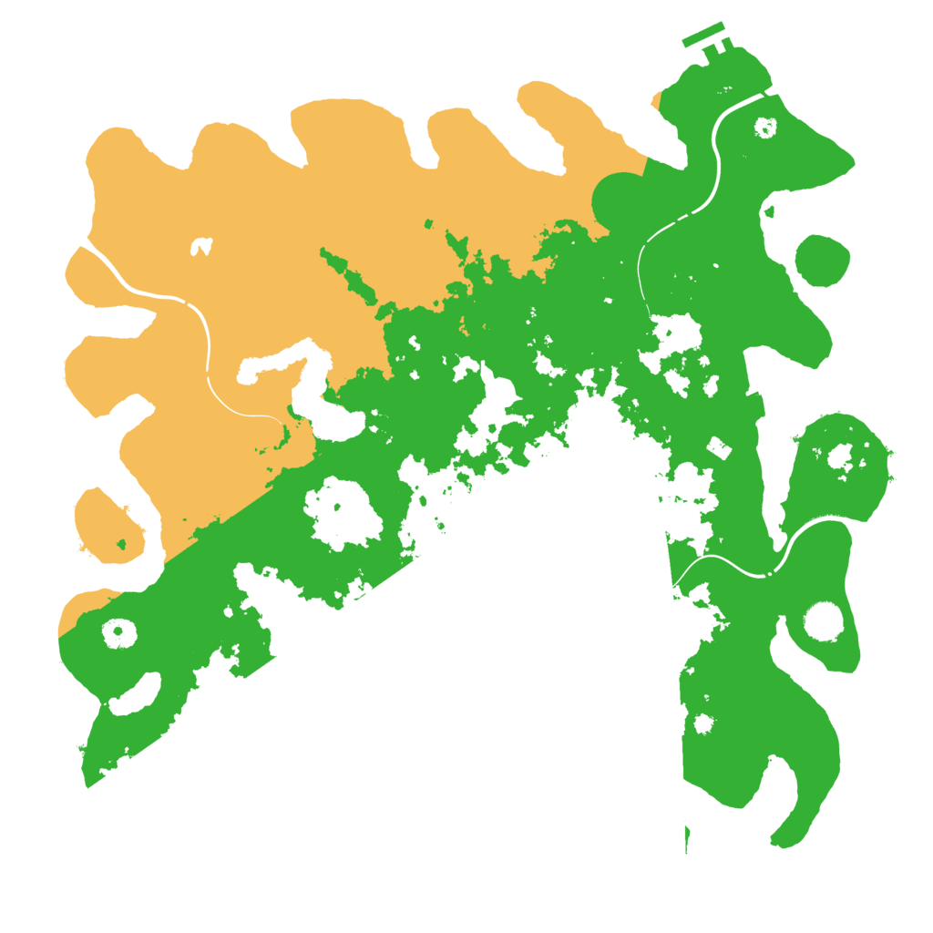 Biome Rust Map: Procedural Map, Size: 4250, Seed: 619868452