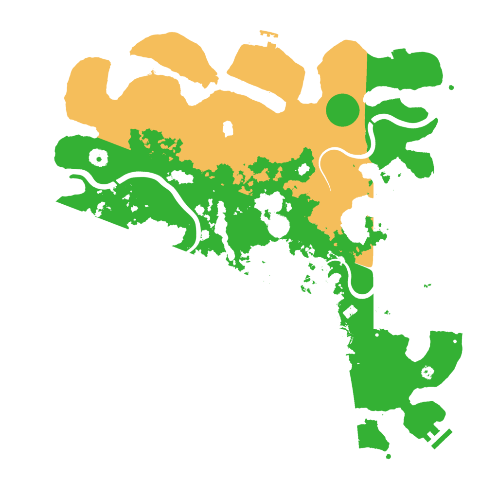 Biome Rust Map: Procedural Map, Size: 4000, Seed: 2131422