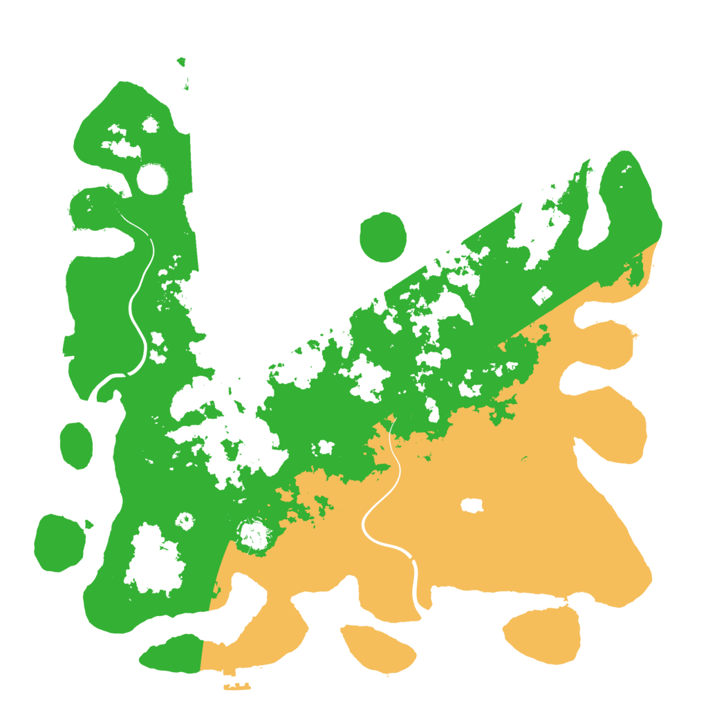 Biome Rust Map: Procedural Map, Size: 4000, Seed: 37697