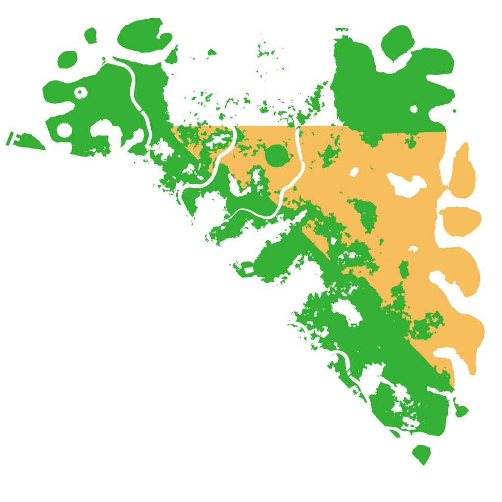 Biome Rust Map: Procedural Map, Size: 6000, Seed: 1169113285