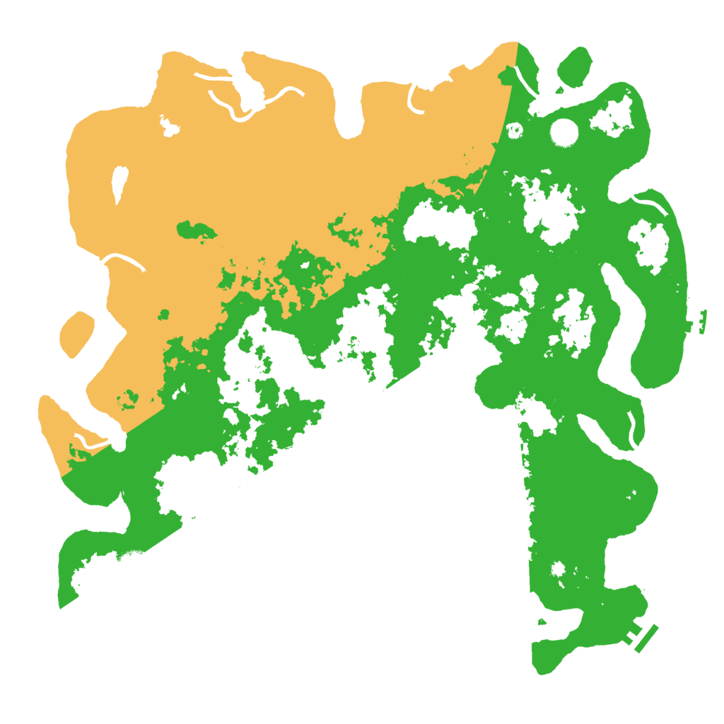 Biome Rust Map: Procedural Map, Size: 4500, Seed: 755620