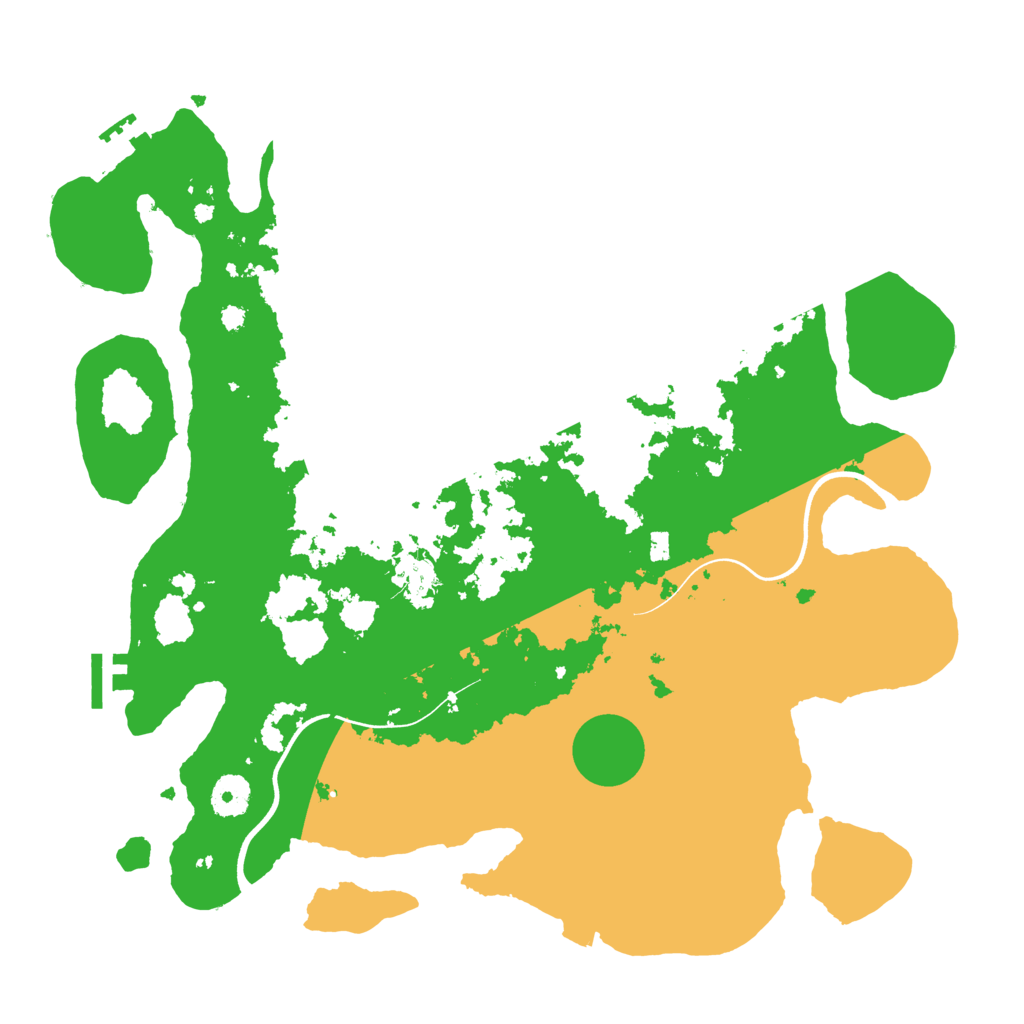 Biome Rust Map: Procedural Map, Size: 3750, Seed: 1802772811
