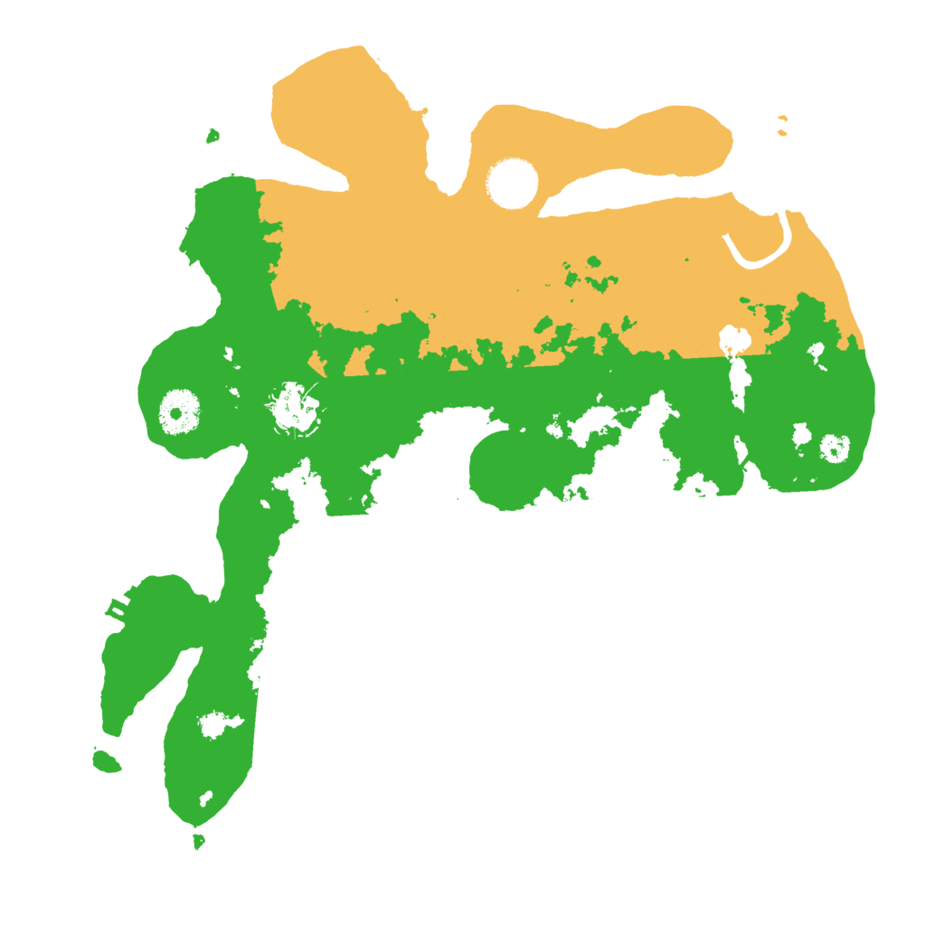 Biome Rust Map: Procedural Map, Size: 3200, Seed: 55000