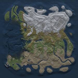 Thumbnail Rust Map: Procedural Map, Size: 4250, Seed: 1522756727, 16 Monuments