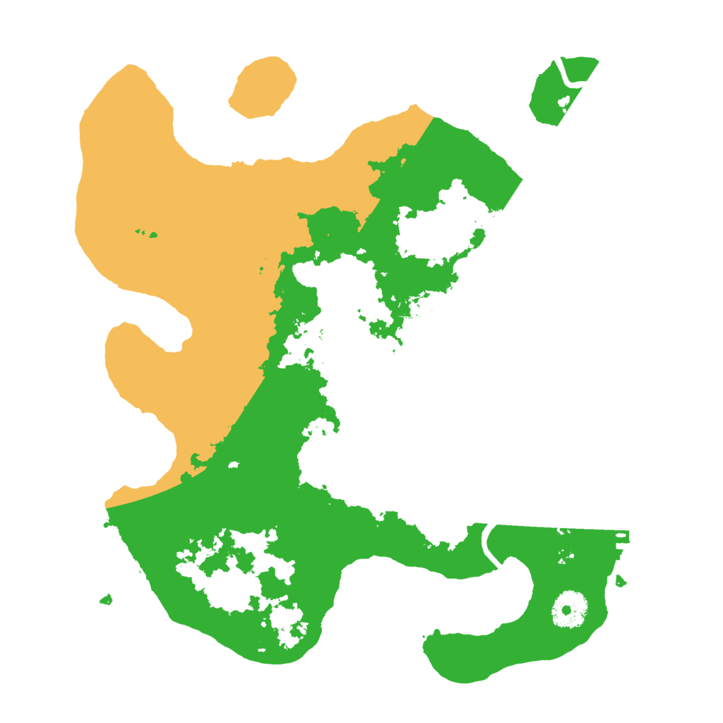 Biome Rust Map: Procedural Map, Size: 3000, Seed: 51741
