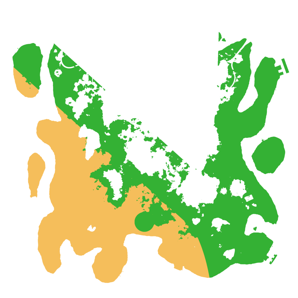 Biome Rust Map: Procedural Map, Size: 4000, Seed: 49306