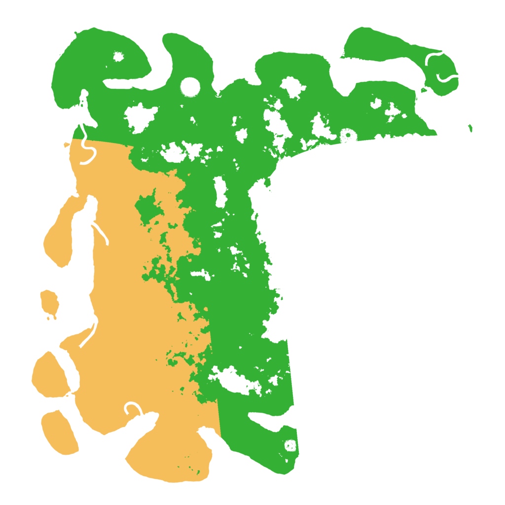 Biome Rust Map: Procedural Map, Size: 4500, Seed: 55555555
