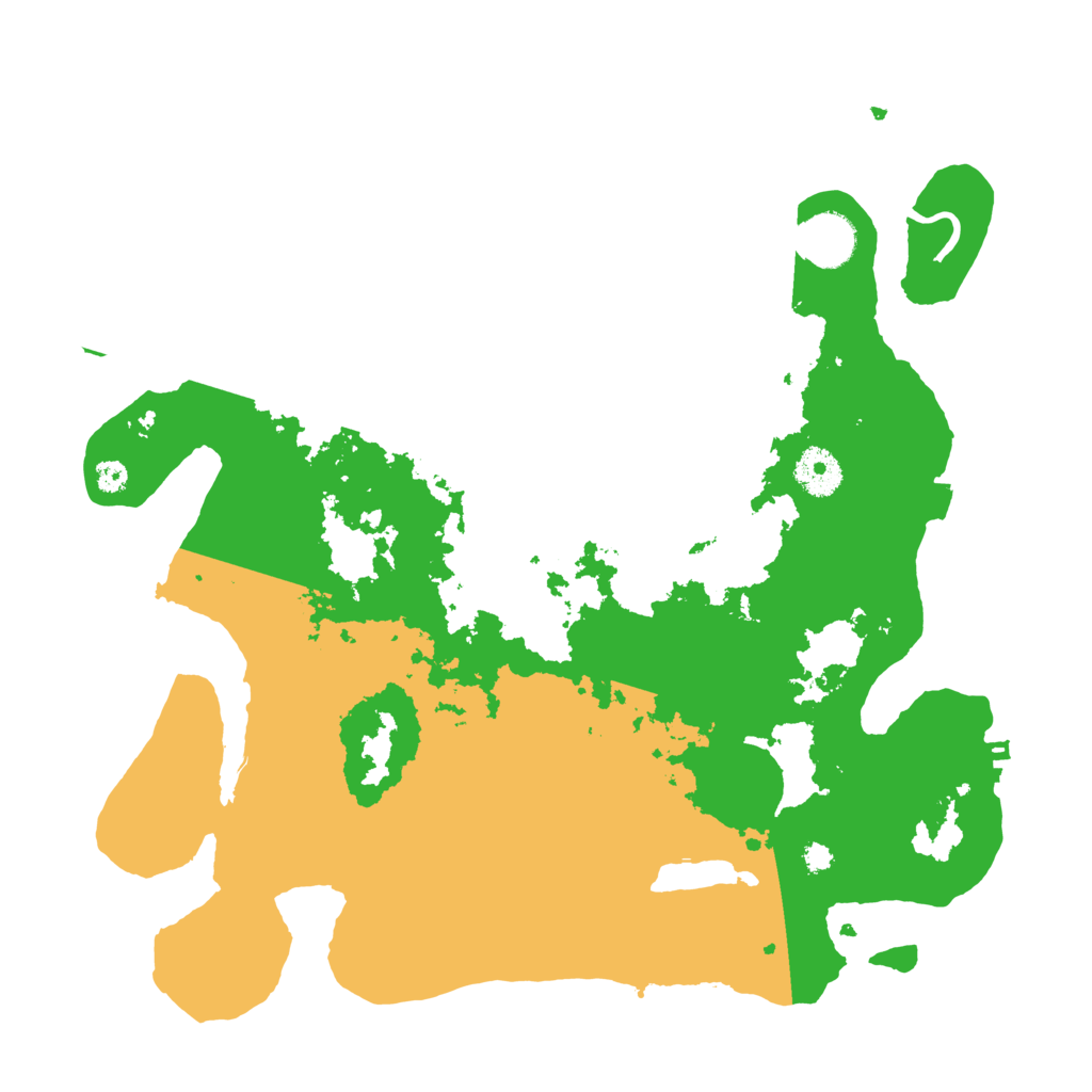 Biome Rust Map: Procedural Map, Size: 3500, Seed: 375784691