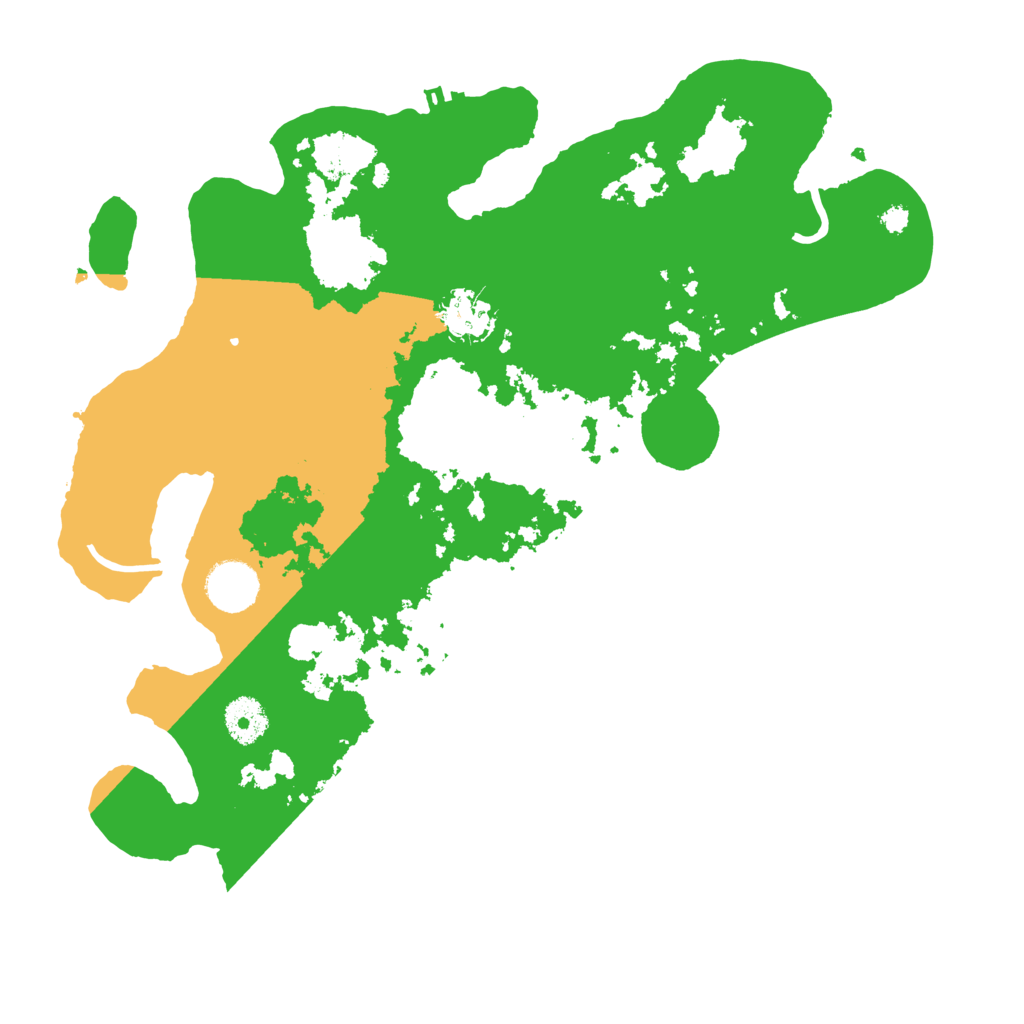 Biome Rust Map: Procedural Map, Size: 3500, Seed: 93412