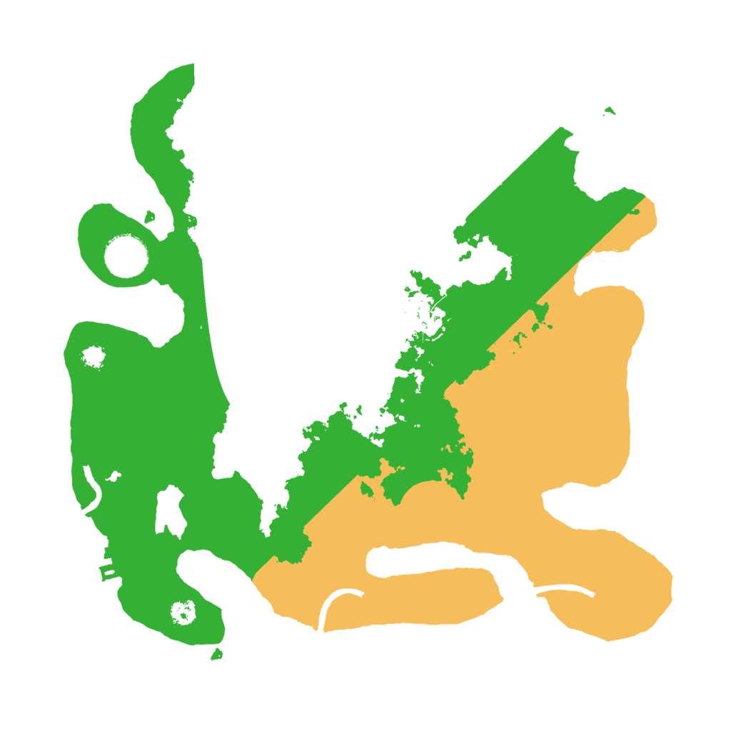 Biome Rust Map: Procedural Map, Size: 3000, Seed: 12624