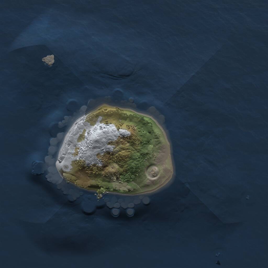 Rust Map: Procedural Map, Size: 1200, Seed: 12345, 1 Monuments