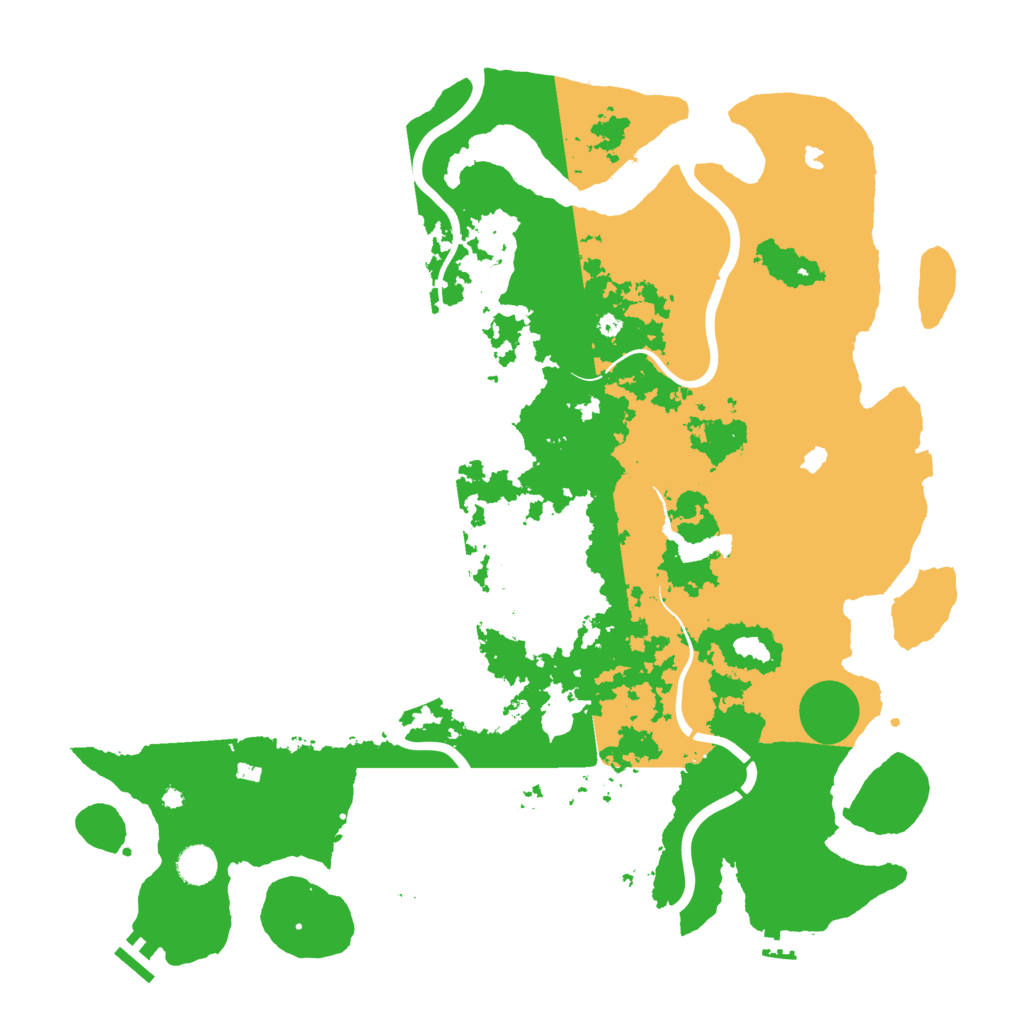 Biome Rust Map: Procedural Map, Size: 4500, Seed: 85452