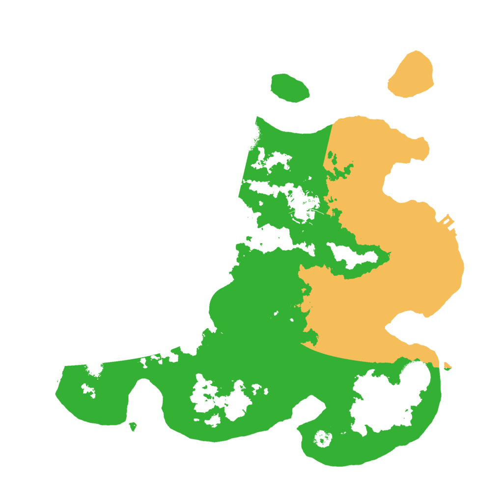 Biome Rust Map: Procedural Map, Size: 3000, Seed: 13145