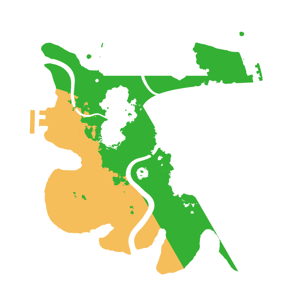 Biome Rust Map: Procedural Map, Size: 2608, Seed: 420