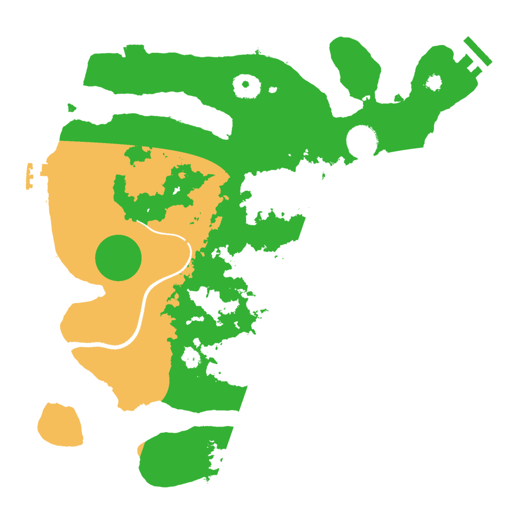 Biome Rust Map: Procedural Map, Size: 3000, Seed: 10937