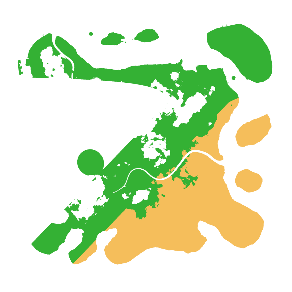 Biome Rust Map: Procedural Map, Size: 3000, Seed: 118144967