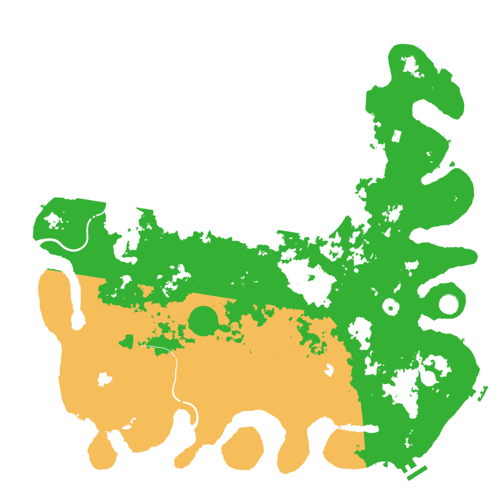 Biome Rust Map: Procedural Map, Size: 4500, Seed: 184009198