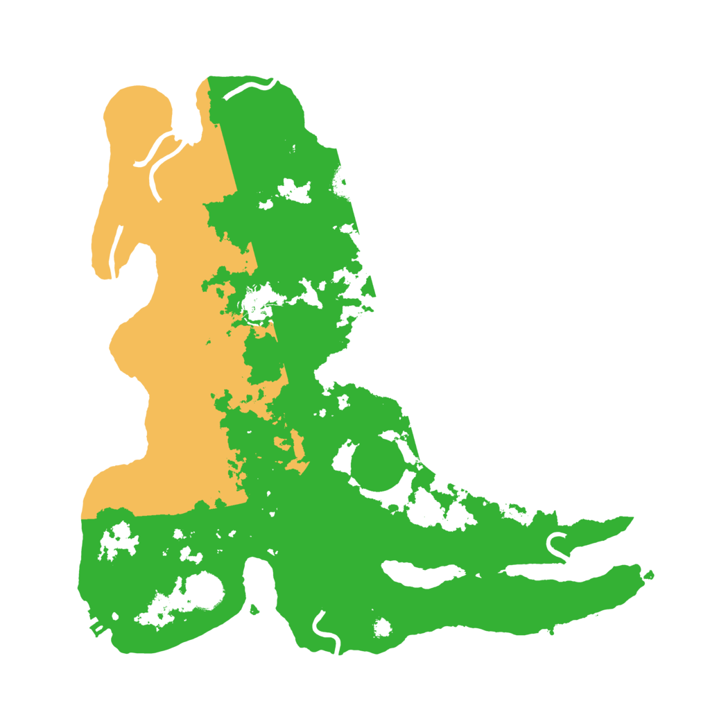Biome Rust Map: Procedural Map, Size: 3500, Seed: 1847297432