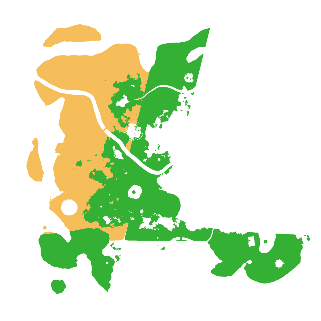 Biome Rust Map: Procedural Map, Size: 3500, Seed: 1427568918