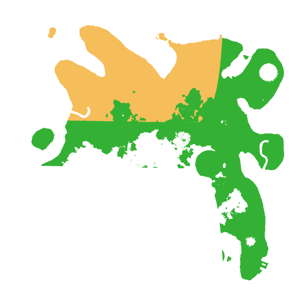 Biome Rust Map: Procedural Map, Size: 3000, Seed: 9551