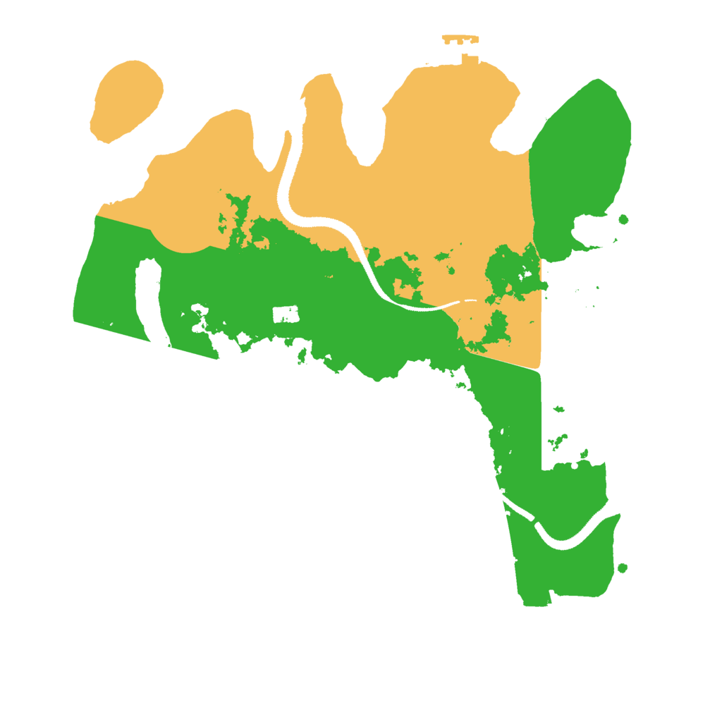 Biome Rust Map: Procedural Map, Size: 3000, Seed: 26379