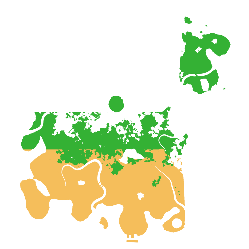 Biome Rust Map: Procedural Map, Size: 4500, Seed: 12525