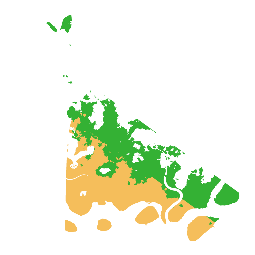 Biome Rust Map: Procedural Map, Size: 4000, Seed: 31079