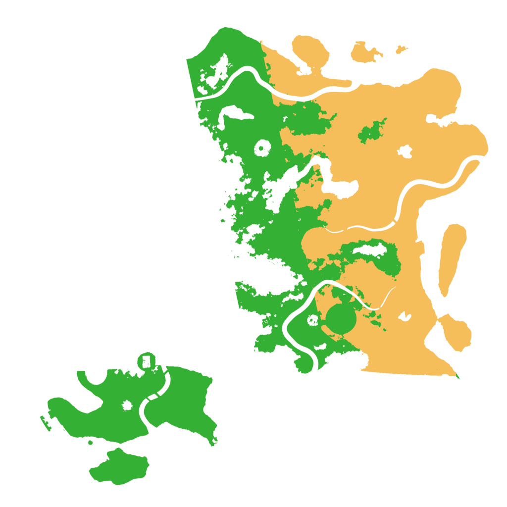 Biome Rust Map: Procedural Map, Size: 4500, Seed: 4899996
