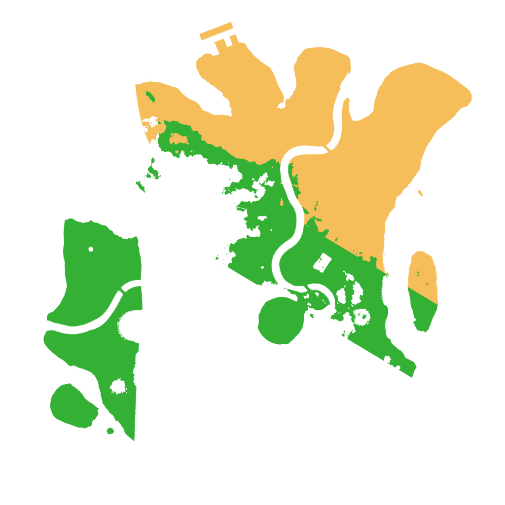Biome Rust Map: Procedural Map, Size: 3000, Seed: 333110438
