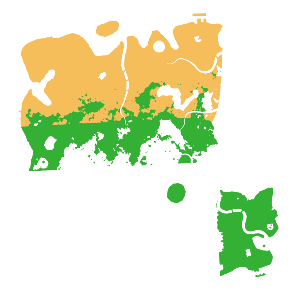 Biome Rust Map: Procedural Map, Size: 4500, Seed: 376797701
