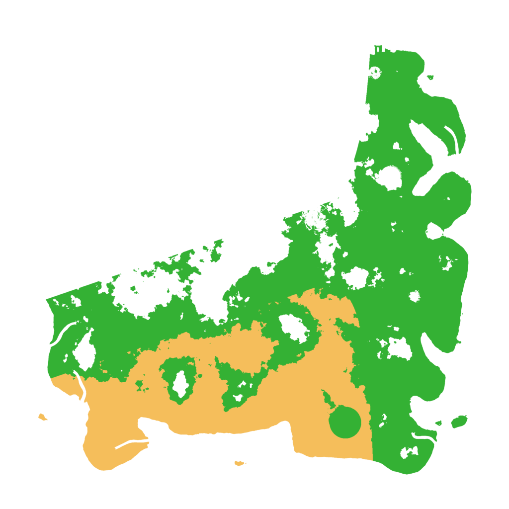 Biome Rust Map: Procedural Map, Size: 4250, Seed: 183370094