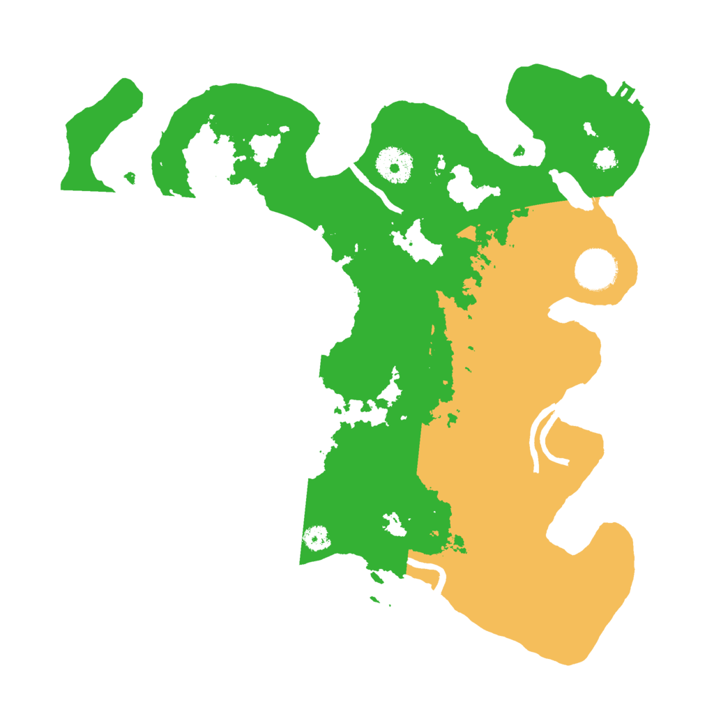 Biome Rust Map: Procedural Map, Size: 3000, Seed: 32266
