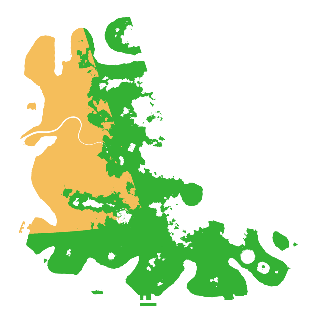 Biome Rust Map: Procedural Map, Size: 3950, Seed: 303193970