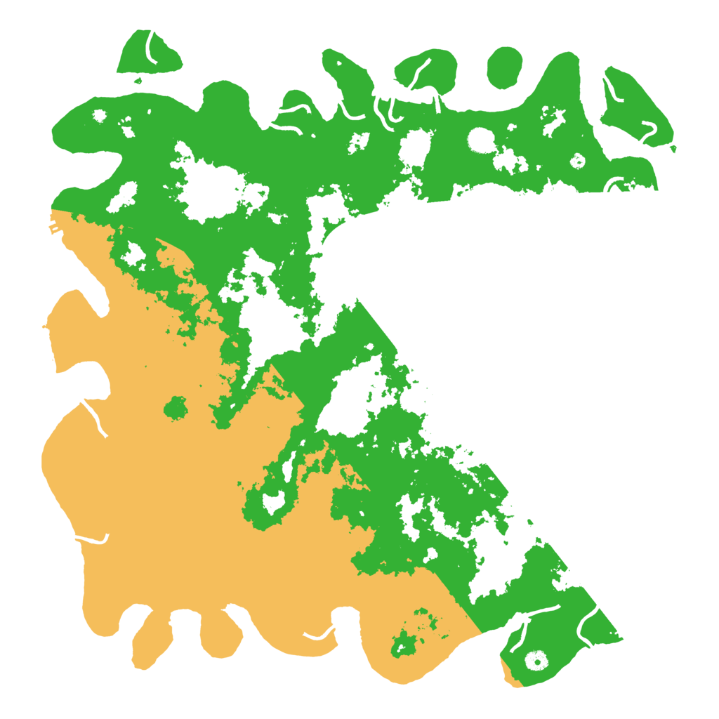 Biome Rust Map: Procedural Map, Size: 5000, Seed: 11160120
