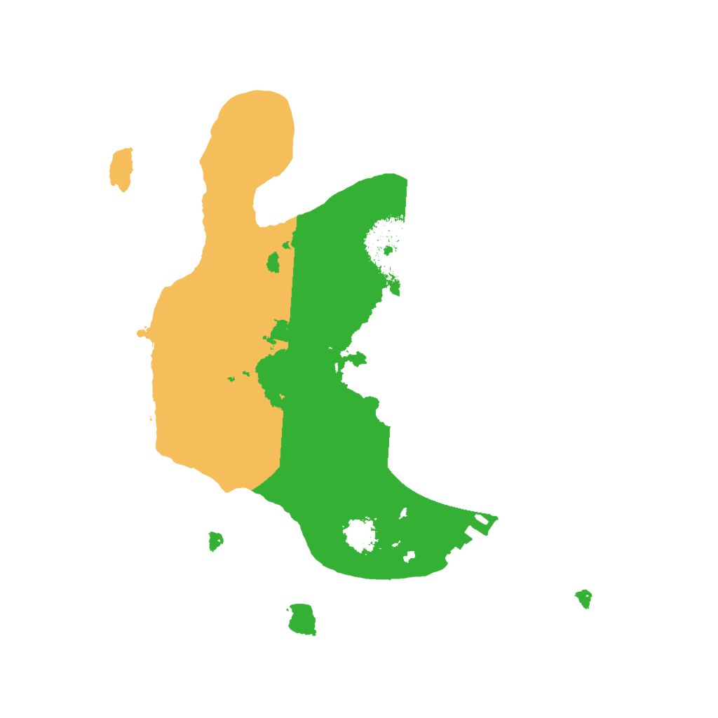 Biome Rust Map: Procedural Map, Size: 2000, Seed: 871242010