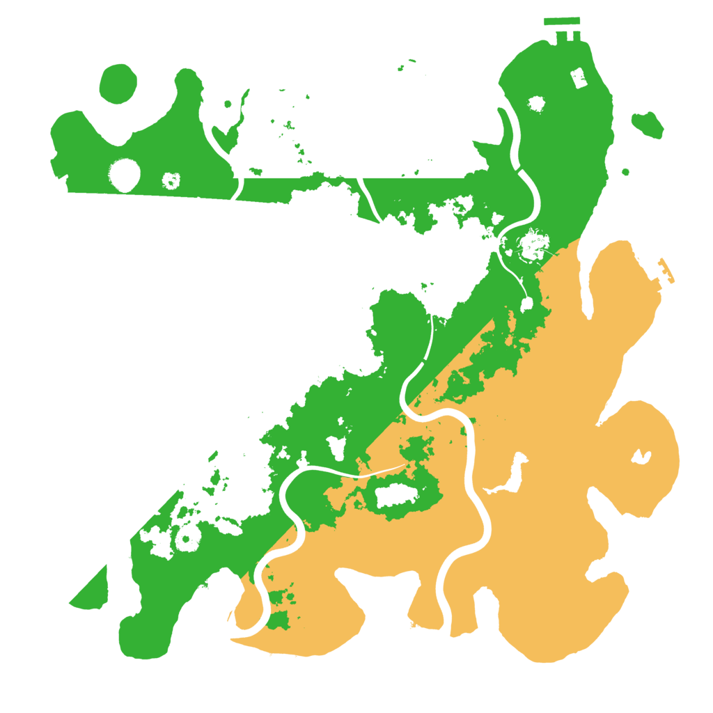 Biome Rust Map: Procedural Map, Size: 4000, Seed: 934503
