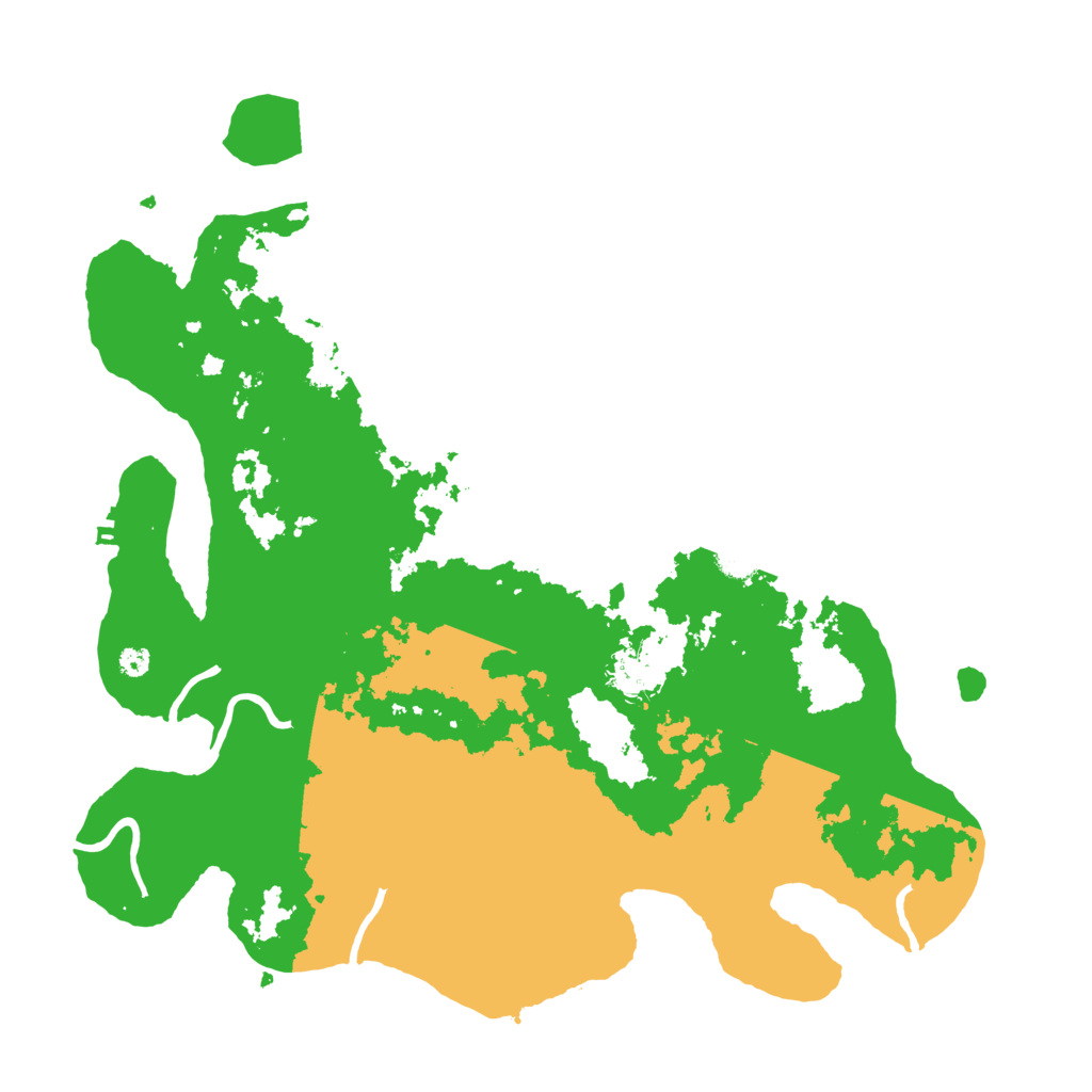 Biome Rust Map: Procedural Map, Size: 3700, Seed: 1006716410