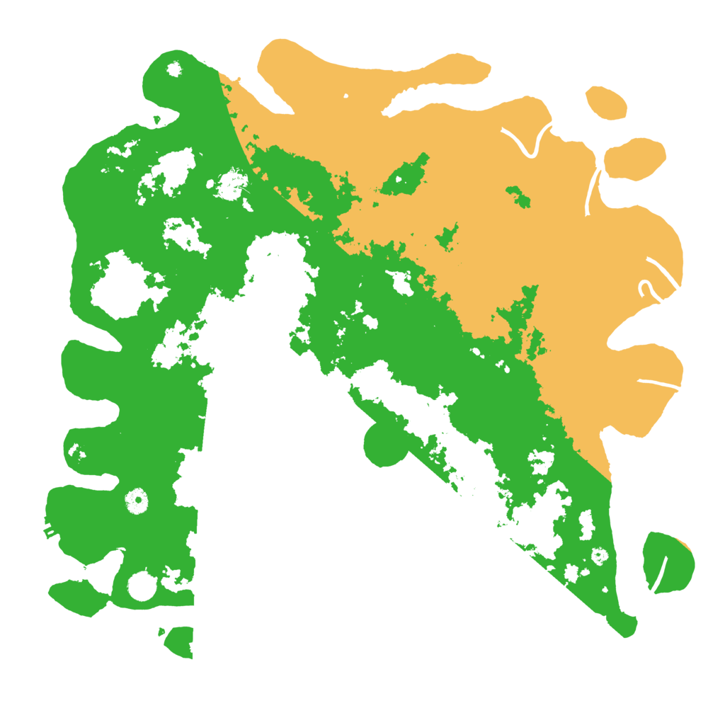 Biome Rust Map: Procedural Map, Size: 4500, Seed: 1232117287