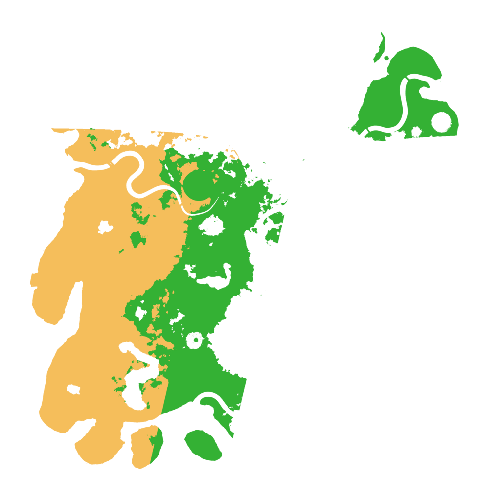 Biome Rust Map: Procedural Map, Size: 4500, Seed: 1198887035