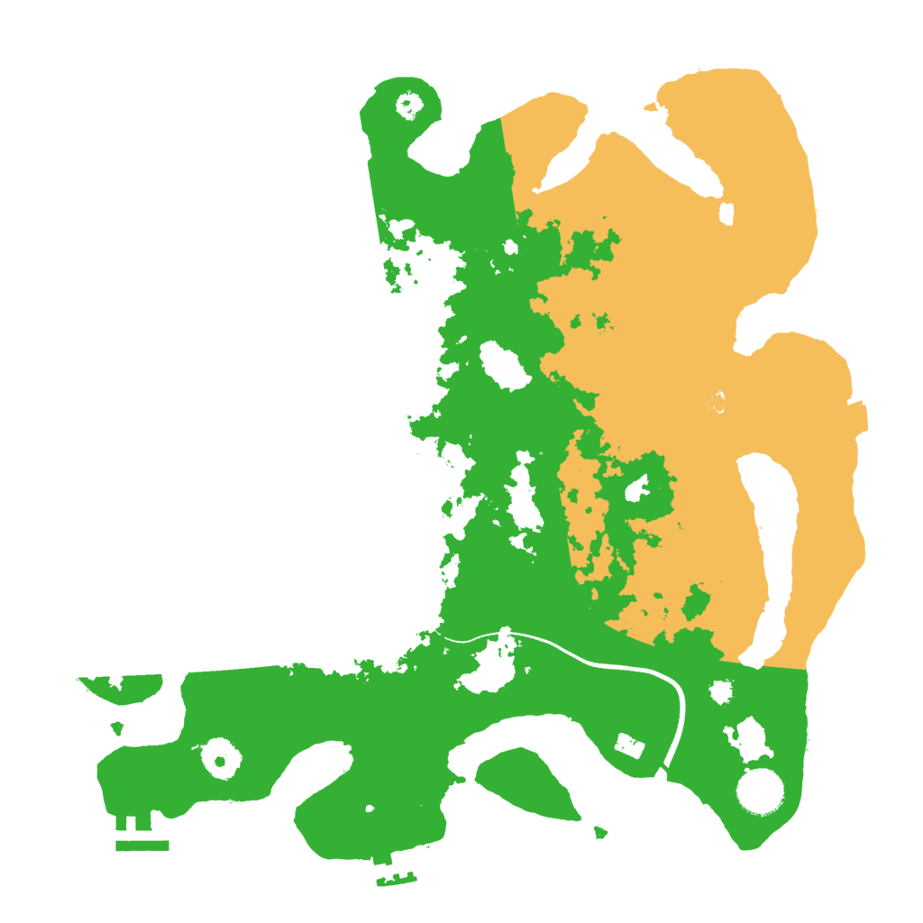 Biome Rust Map: Procedural Map, Size: 3500, Seed: 1752923849