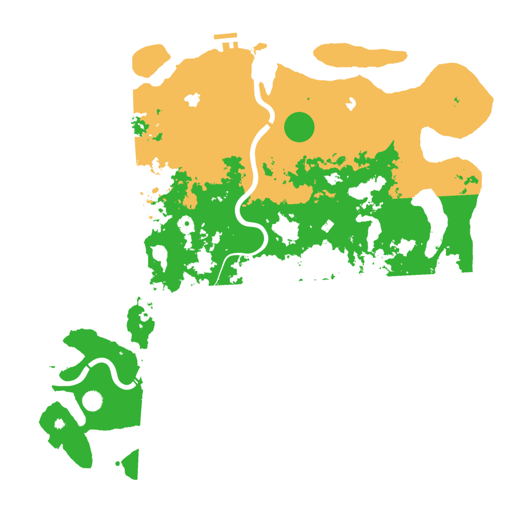 Biome Rust Map: Procedural Map, Size: 4500, Seed: 546372135