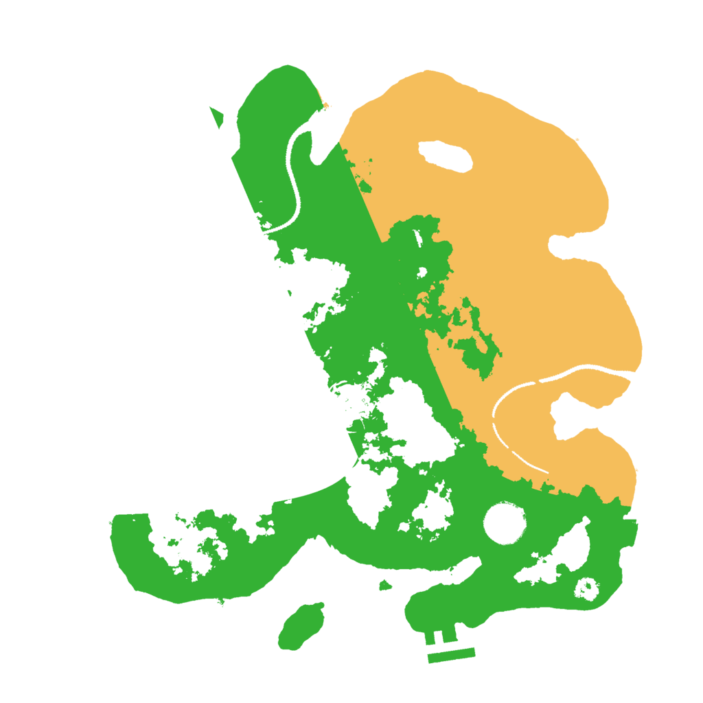 Biome Rust Map: Procedural Map, Size: 3000, Seed: 72836