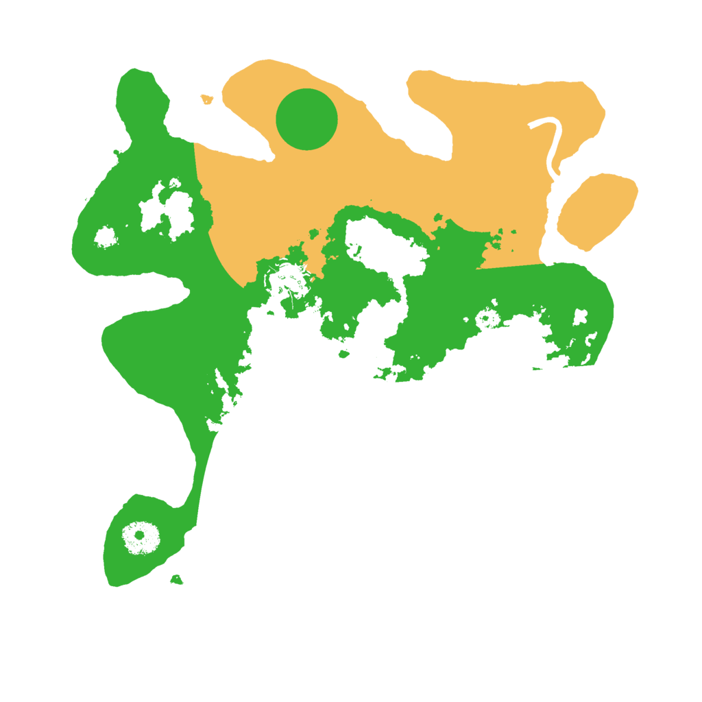 Biome Rust Map: Procedural Map, Size: 3000, Seed: 17010