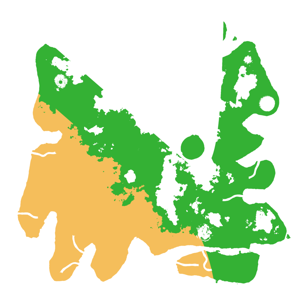 Biome Rust Map: Procedural Map, Size: 3500, Seed: 6542154