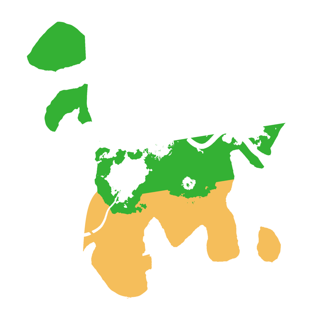Biome Rust Map: Procedural Map, Size: 2500, Seed: 1869245990