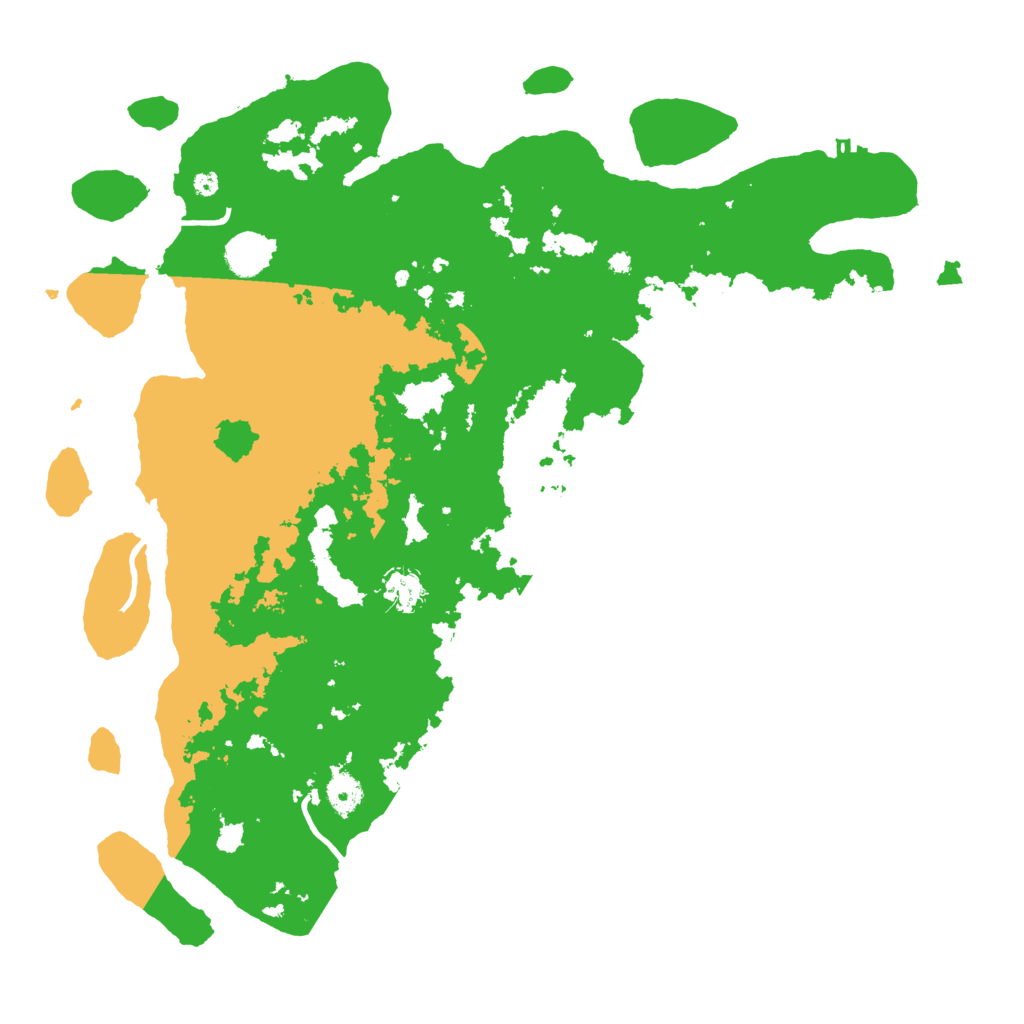 Biome Rust Map: Procedural Map, Size: 4250, Seed: 890267620