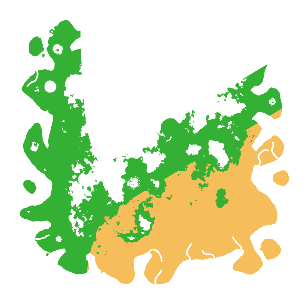 Biome Rust Map: Procedural Map, Size: 4500, Seed: 743930122