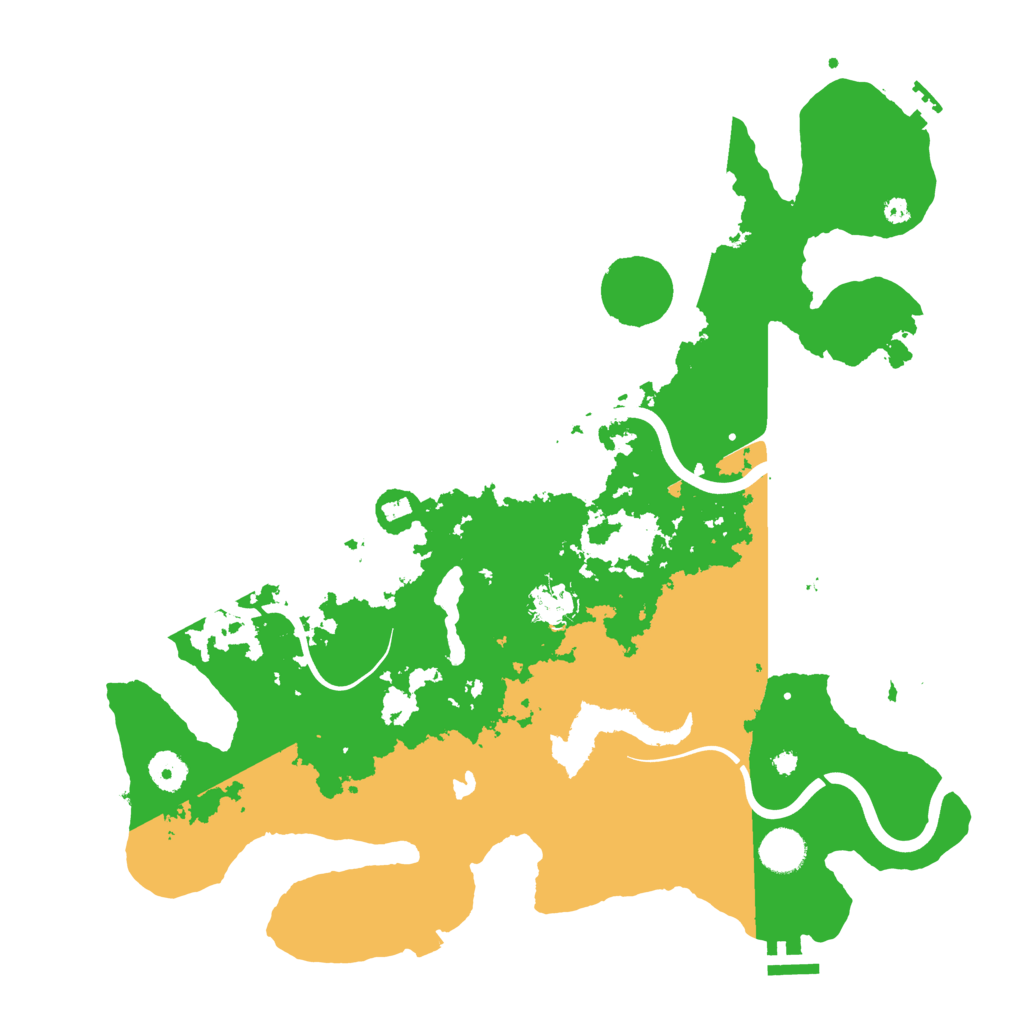 Biome Rust Map: Procedural Map, Size: 4000, Seed: 742658